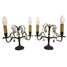 Paire de girandoles à