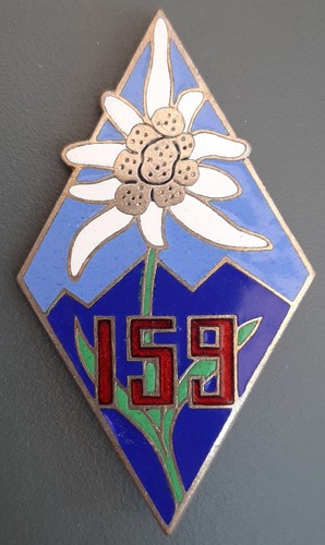 Insigne 159 ria - ria, émail