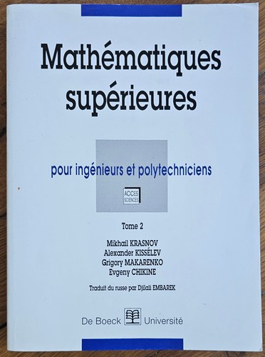 Mathématiques supérieures