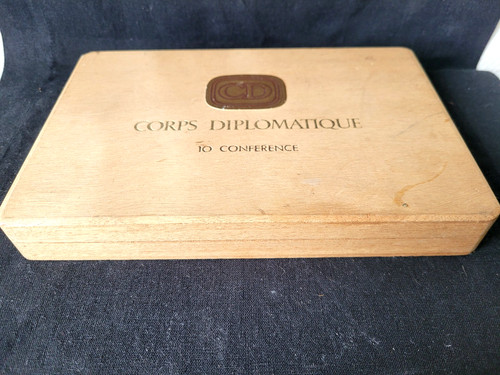 Boîte cigares vide bois corps - boîte,