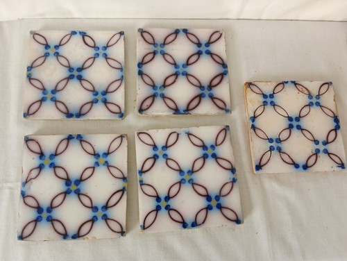 Lot carreaux faience - lot, 5