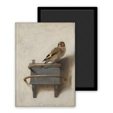 Le Chardonneret-Fabritius Carel-Magnet Frigo 54x78mm