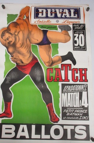 Grande affiche ancienne litho - grande,