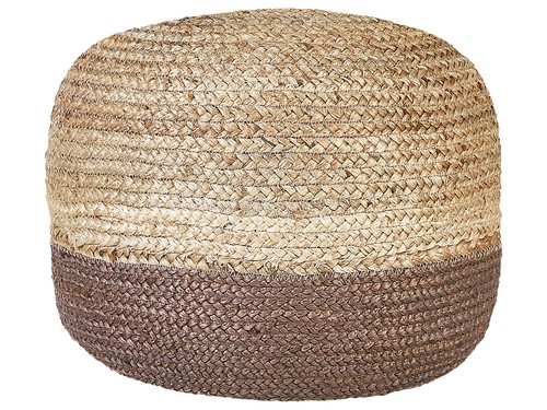 Ottoman marron jute x - ottoman, en