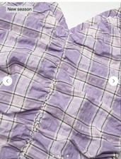 robe carreaux violet de la