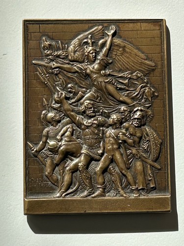 Plaque bronze marseillaise - plaque,