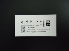 Decal Ferrari 212 export