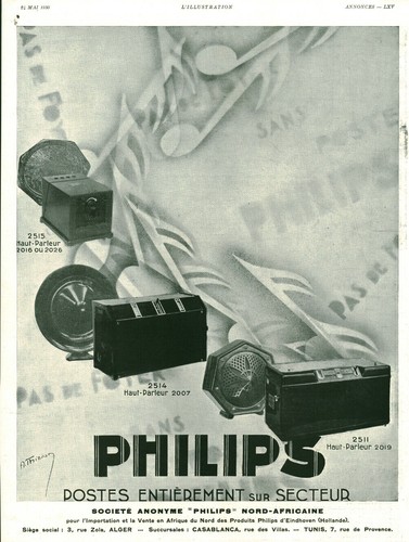 Publicité ancienne postes