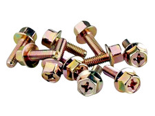 10 boulons vis à embase M6