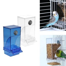 Mangeoire Oiseau Supplies Pinsons for Perruches Plastique 18.8 7.5 8.5cm Anti