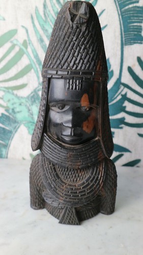 Visage sculpte africain - visage,