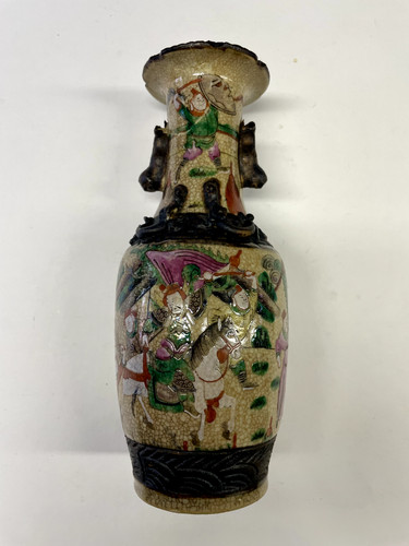Ancien vase balustre grès - en,