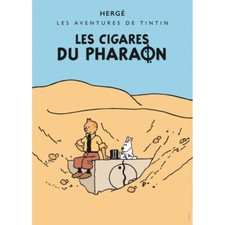 Carte postale album de Tintin: Les Cigares du Pharaon colorisé 300916 (10x15cm)