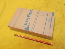 CLEAR ACRYLIC SHEET PLEXIGLAS machinable plastic flat stock 1-1/4 x 5" x 8-3/8"