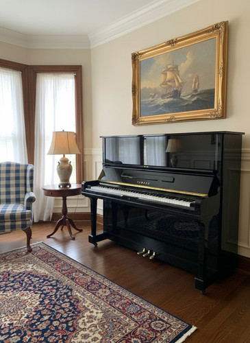 Yamaha upright piano - u3, 52"