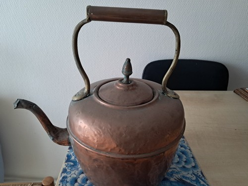 Bouilloire ancienne cuivre - bouilloire,