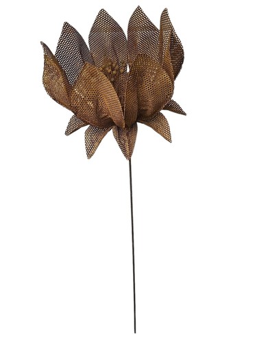 Fleur lotus en acier - en,