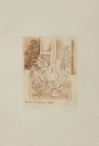Alfred courmes gravure - alfred,