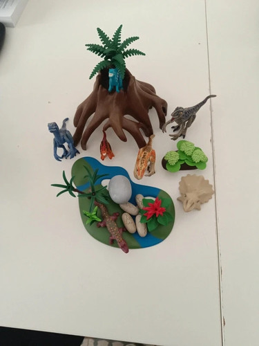 Playmobil lot dinosaure avec