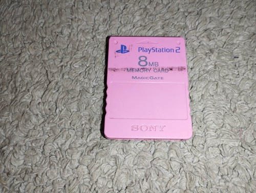 Carte memoire ps2 rose - carte,