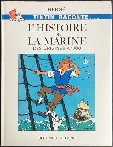 Tintin album chromos marine - album, la