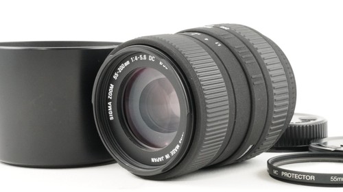 Objectif zoom sigma 200 mm - 55-200,