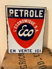 Antique L’ECO Garage Enamel Sign. Circa 20/30