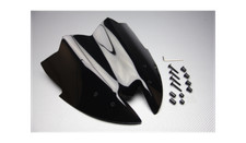 Bulle Noire Double Courbure / Saute Vent KAWASAKI Z800 Z-800 Z800E 2013-2016