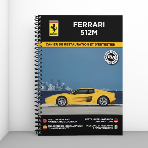 Ferrari 512m cahier de - ferrari,