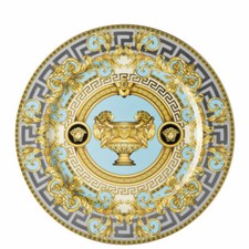 Versace Rosenthal - Plat Marque-Place 30 CM Prestige Gala Les Bleu 2 Versace