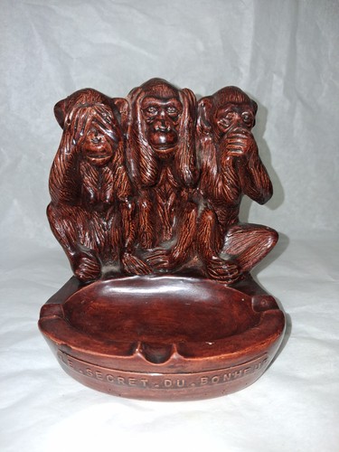 Cendrier singes sagesse - sagesse, –