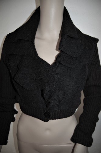 Veste courte jabot - veste,