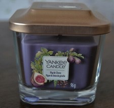 Yankee Candle Elevation FIG & CLOU DE GIROFLE 1 mèche bougie parfumée 96 g, rare