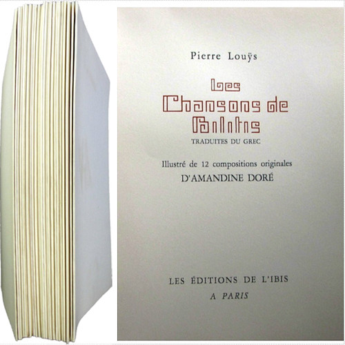 Les chansons bilitis pierre - chansons,
