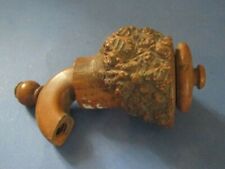 interesting antique wooden snuff box root carved root wood snuff box?