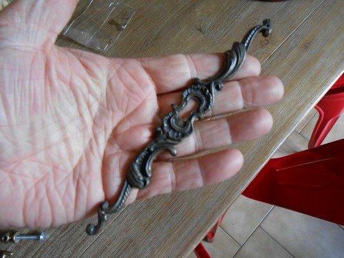Ornement plaque bronze - ,