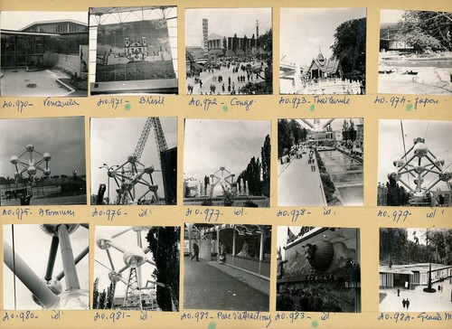 Bruxelles 1958 15 photos - 15,