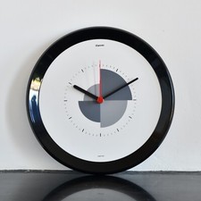 Vintage Guzzini Design Memphis Italian Bruno Gecchelin 1980 Wall Clock 