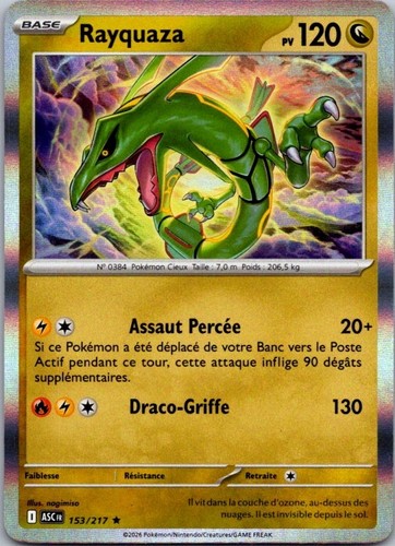 Carte pokémon rayquaza - pokémon,