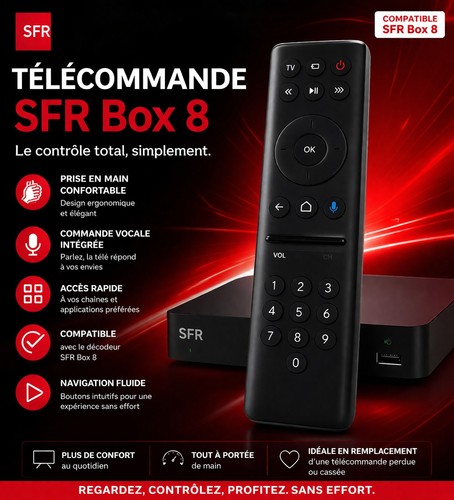 Telecommande sfr stb8 - sfr,