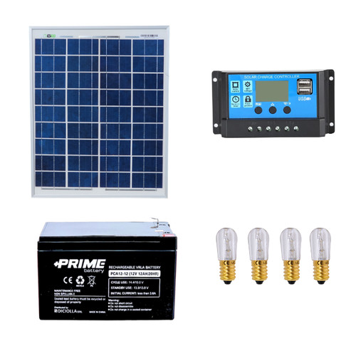 Kit votive panneau solaire - , 20w