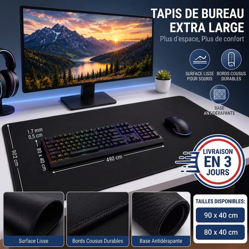 Tapis souris xxl sous - tapis,