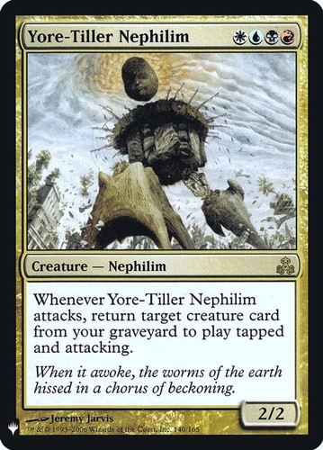 Yore tiller nephilim - -, list
