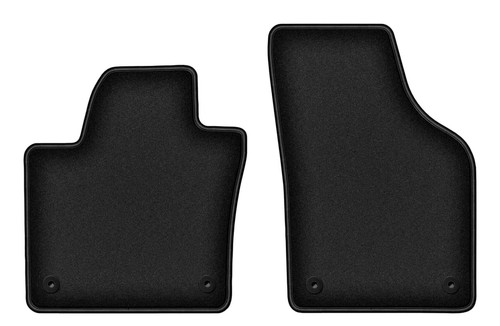 Tapis avant velours noirs