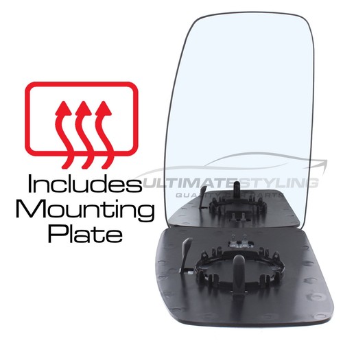 Upper wing mirror glass fits - glass,