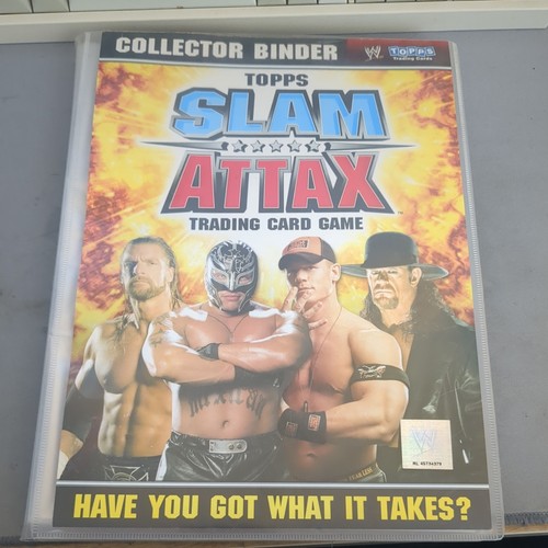 Classeur topps slam attax tcg - classeur,