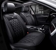 Pour Ford Peugeot Fiat Housses Siege Noir 1+1 Auto Voiture En Cuir