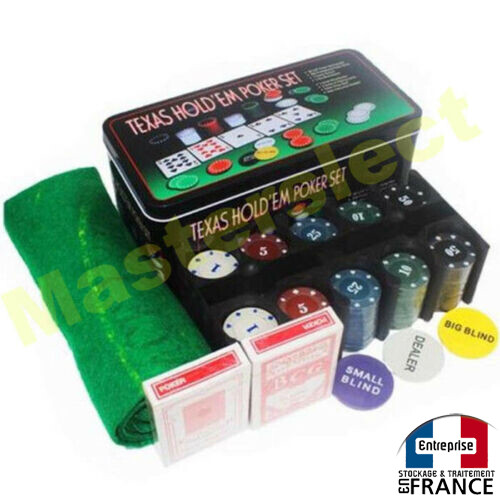 Coffret jeu poker avec - poker, 2x