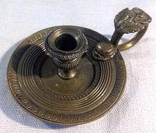 PETIT BOUGEOIR EN BRONZE DU XIXème siècle