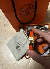 bracelet hermes clic h Orange